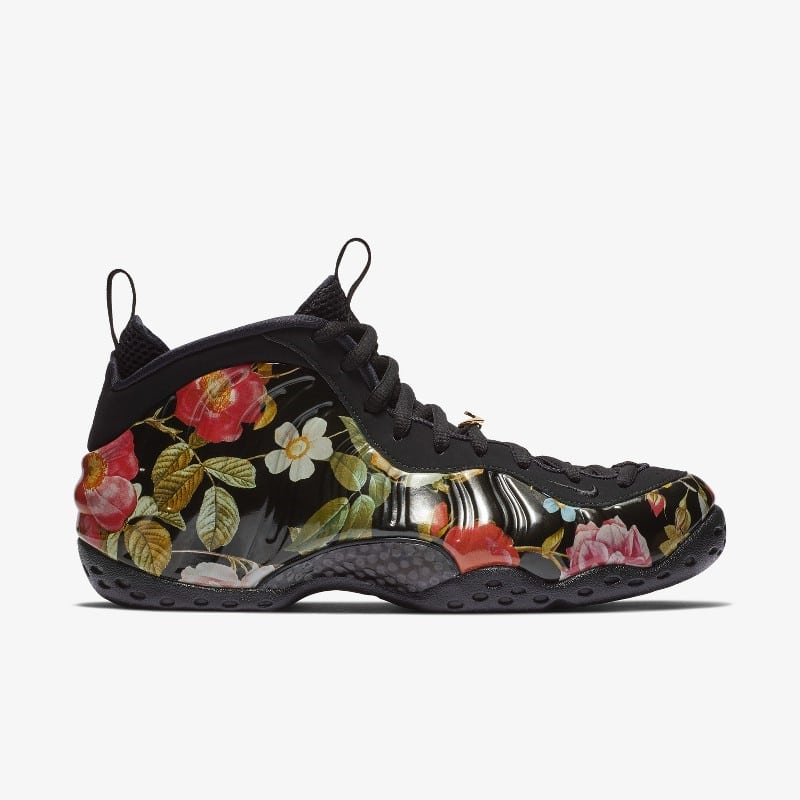 Floral print store foamposite